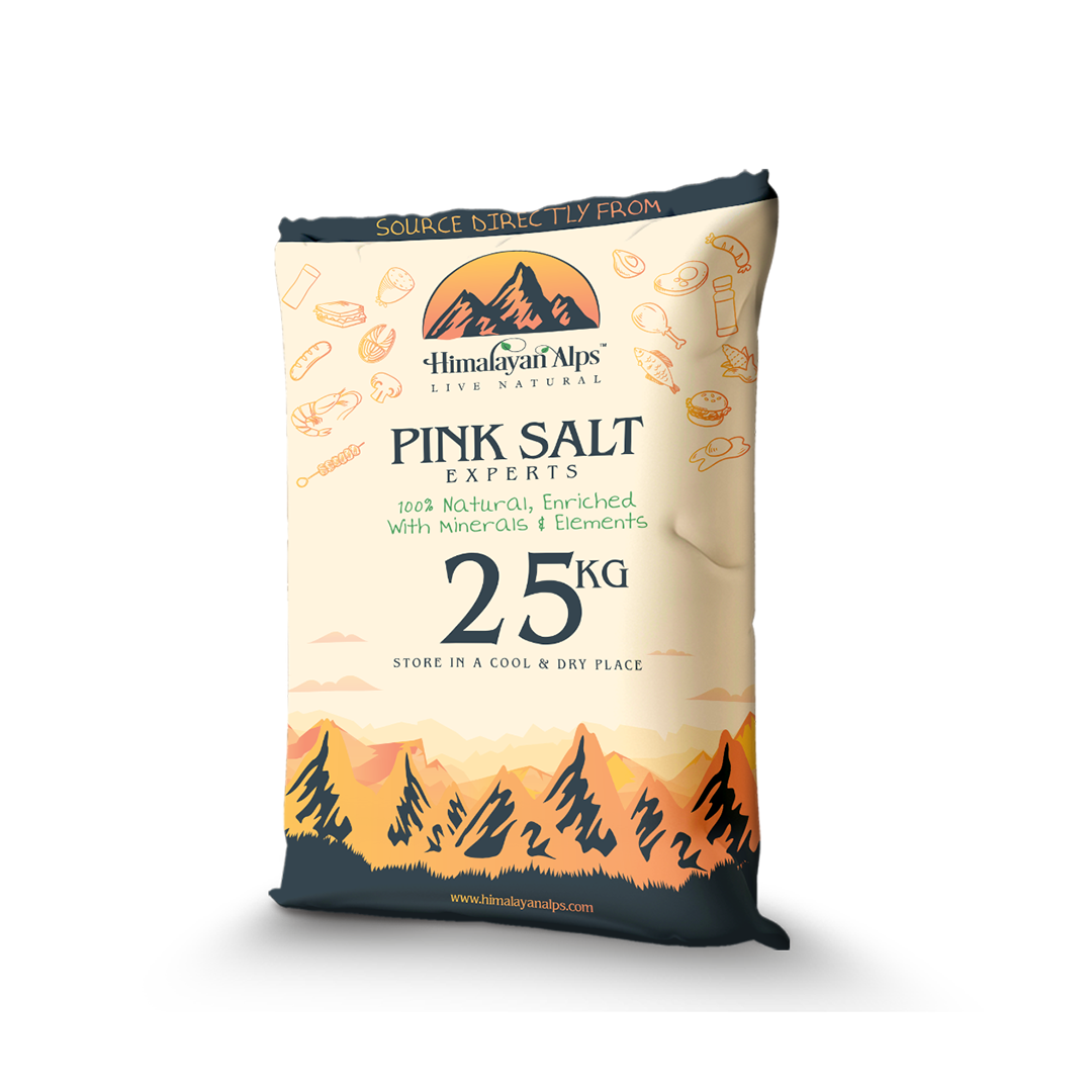 Himalayan Pink Fine Grain Salt Bulk Packaging