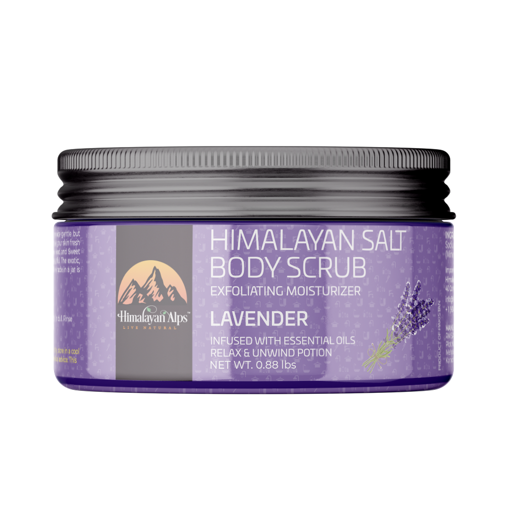 Himalayan Salt Body Scrub Lavender